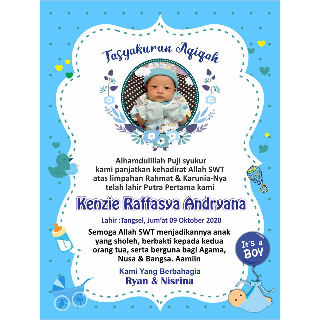 Detail Template Kartu Ucapan Aqiqah Nomer 29