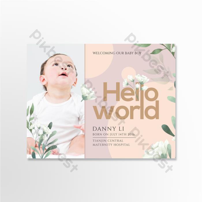 Detail Template Kartu Ucapan Kelahiran Bayi Nomer 50