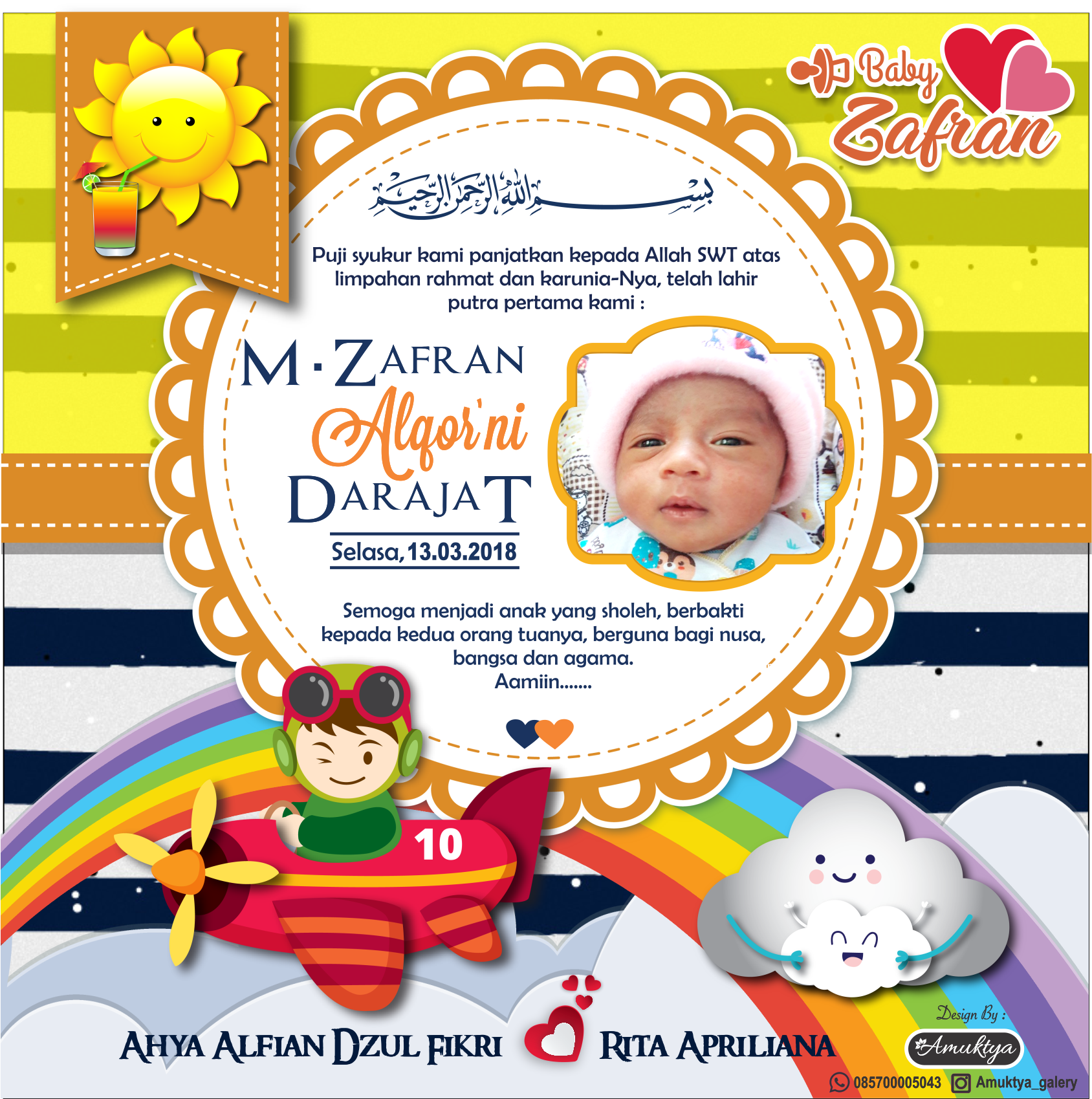 Detail Template Kartu Ucapan Kelahiran Bayi Nomer 51