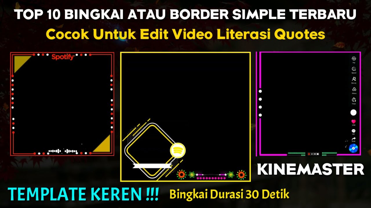 Detail Template Kinemaster Keren Nomer 16