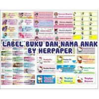 Detail Template Label Nama Anak Nomer 45