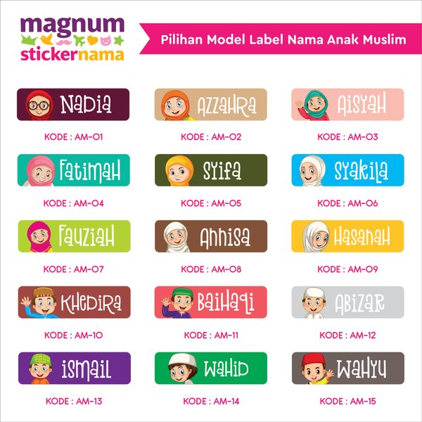 Detail Template Label Nama Anak Nomer 47