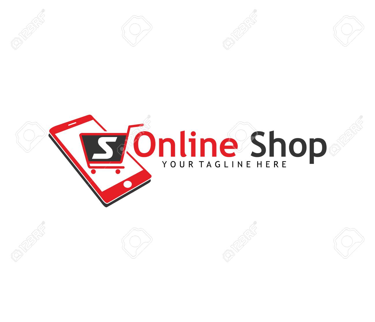 Detail Template Logo Online Shop Nomer 27