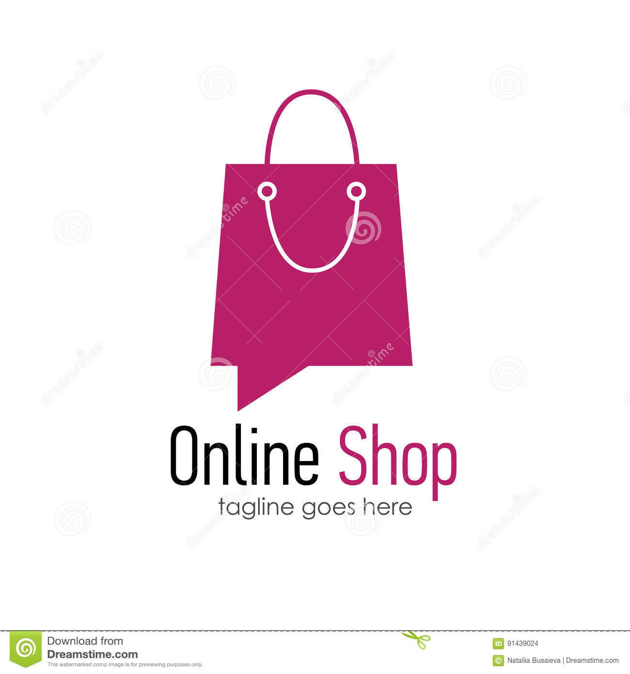 Detail Template Logo Online Shop Nomer 48