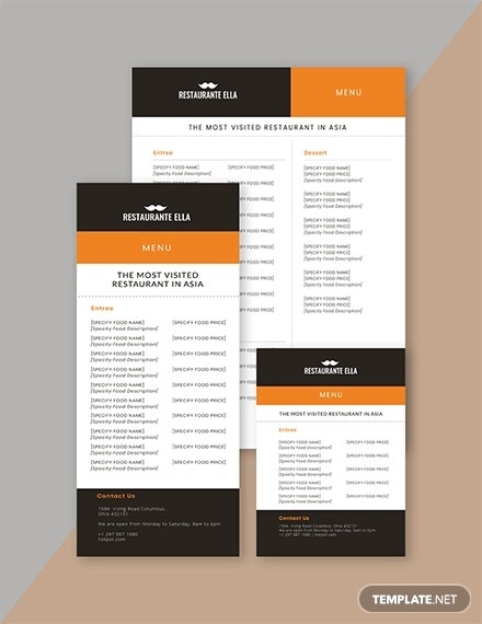 Detail Template Menu Makanan Word Nomer 15