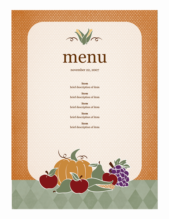 Detail Template Menu Makanan Word Nomer 32