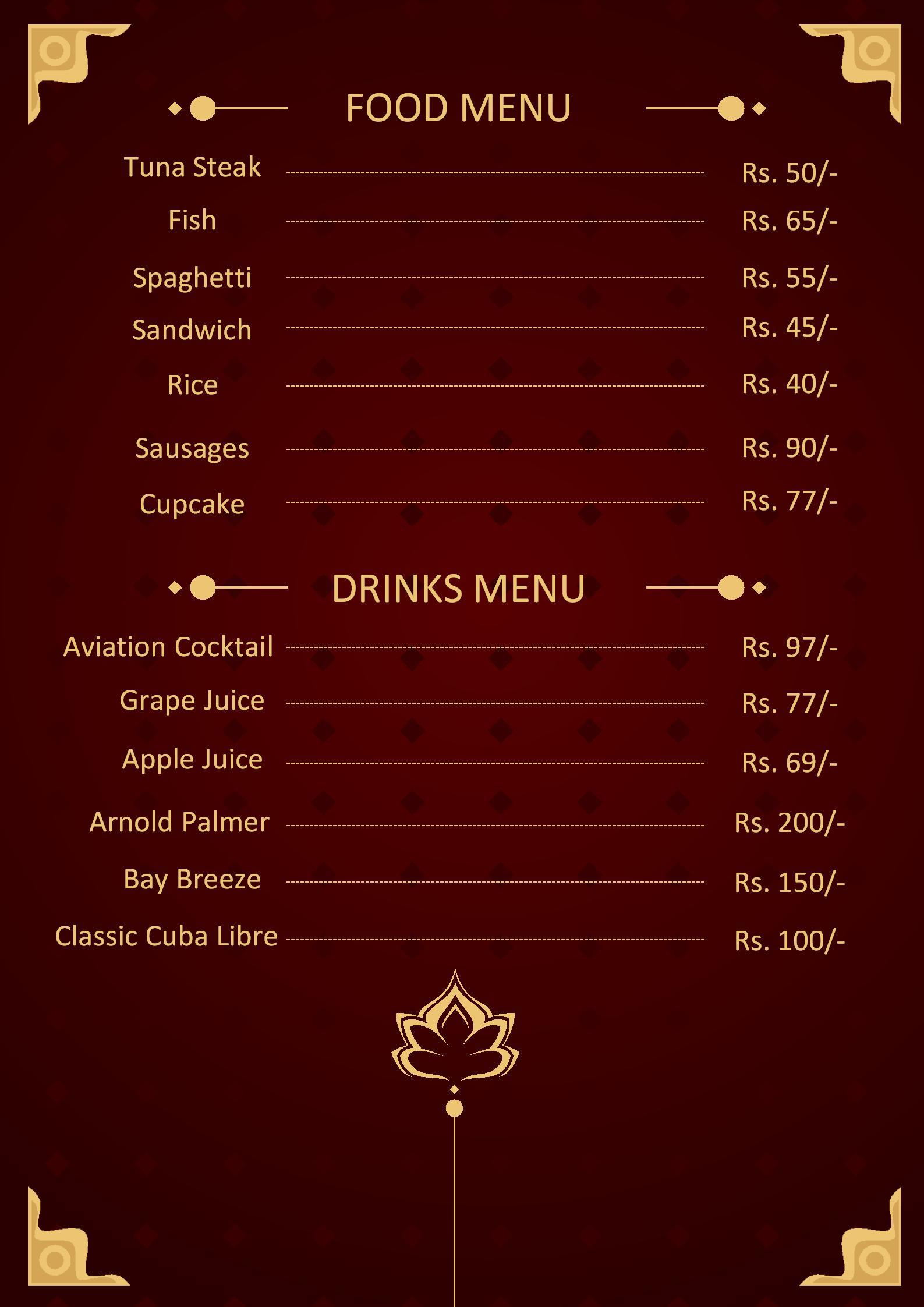 Detail Template Menu Makanan Word Nomer 37