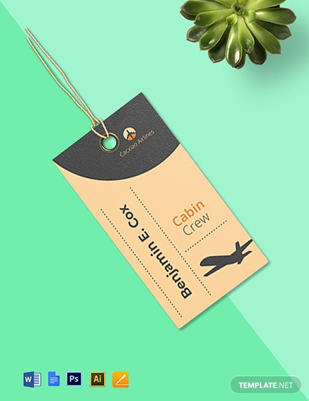 Detail Template Name Tag Photoshop Nomer 14