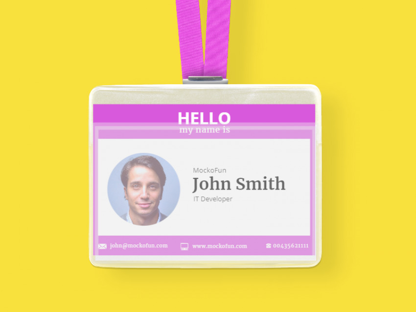 Detail Template Name Tag Photoshop Nomer 51