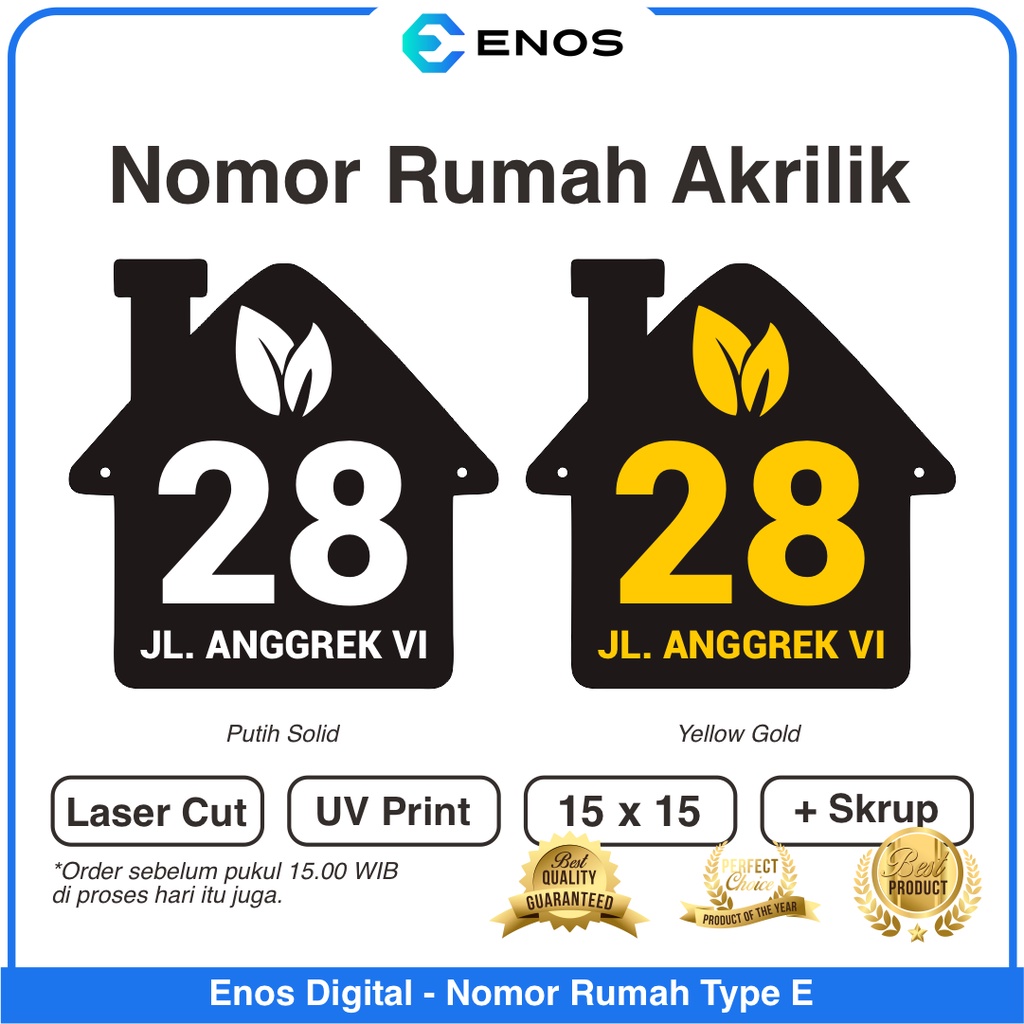 Detail Template Nomor Rumah Nomer 15