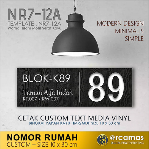 Detail Template Nomor Rumah Nomer 42