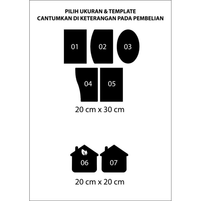 Detail Template Nomor Rumah Nomer 55