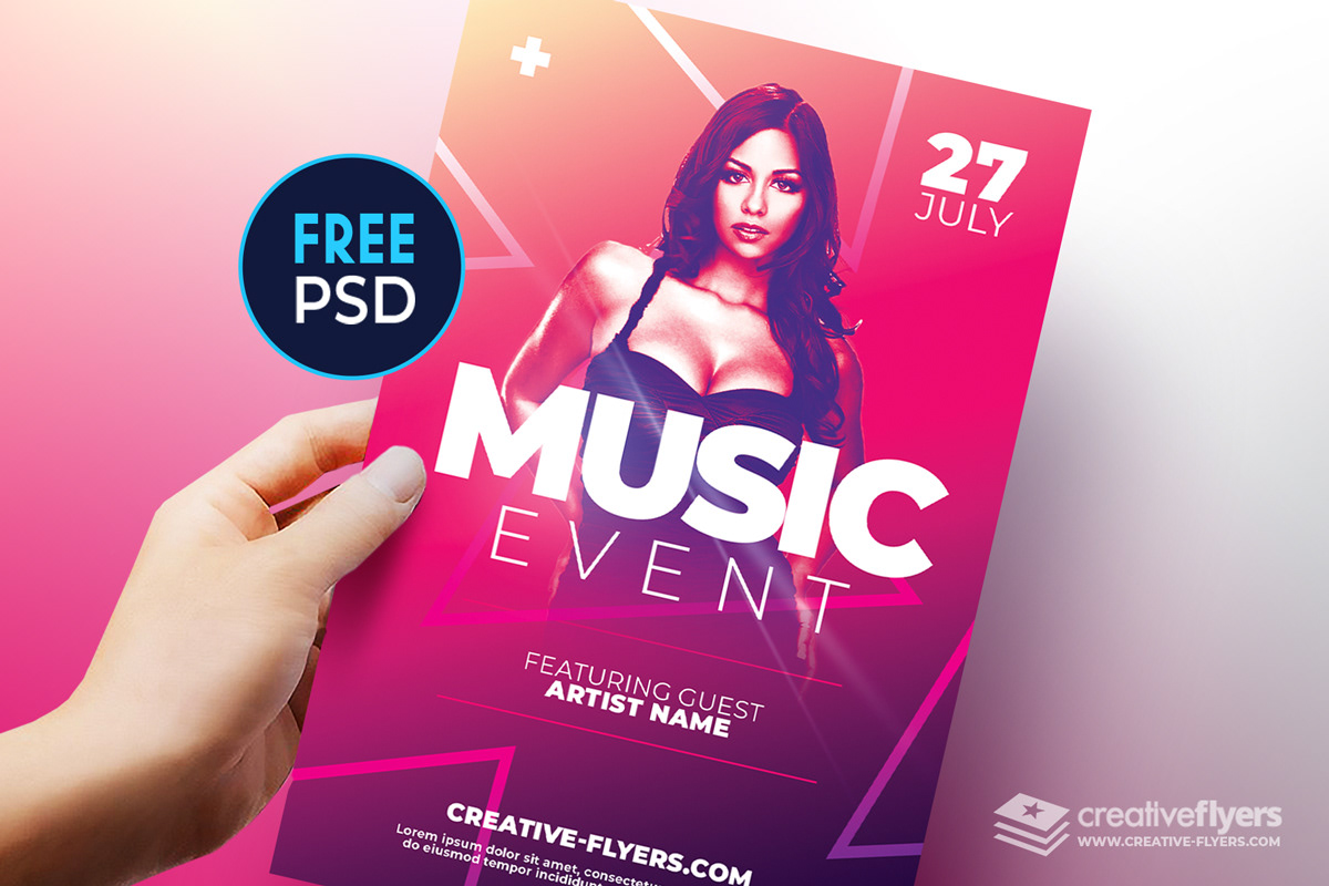 Detail Template Pamflet Photoshop Nomer 14