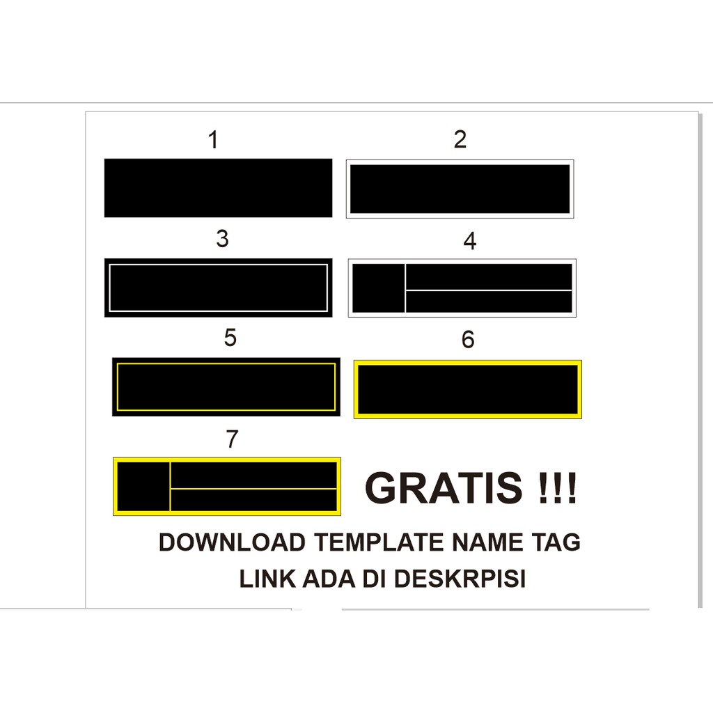 Detail Template Papan Nama Nomer 32