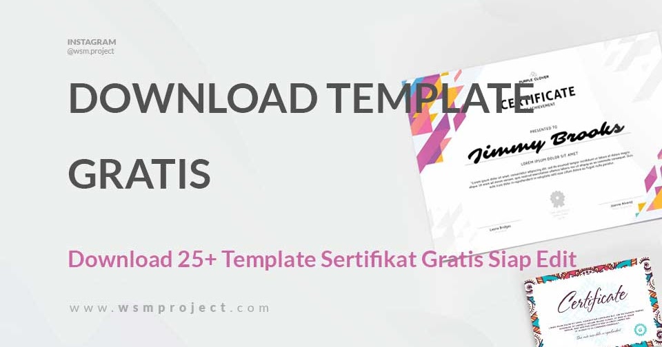 Detail Template Piagam Nomer 17