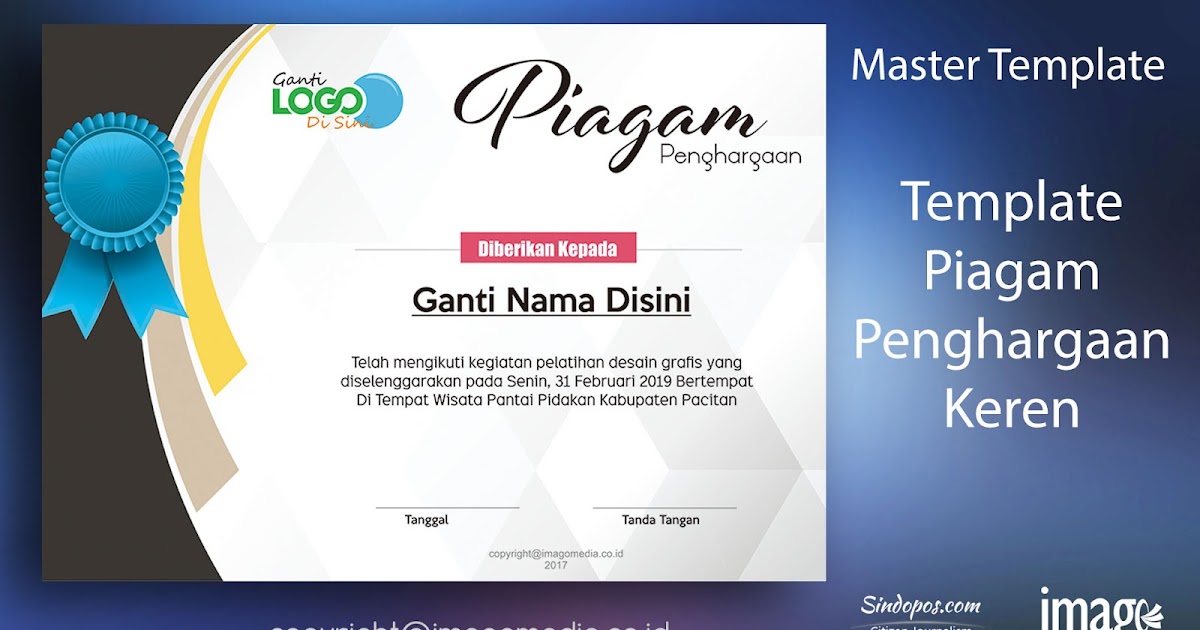 Detail Template Piagam Lomba Nomer 3