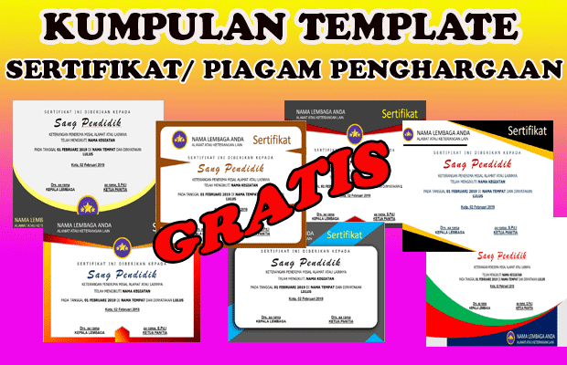 Detail Template Piagam Lomba Nomer 51