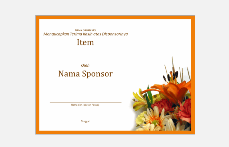 Detail Template Piagam Png Nomer 20