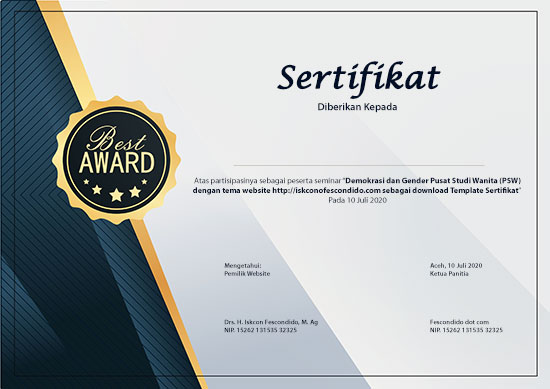 Detail Template Piagam Png Nomer 21