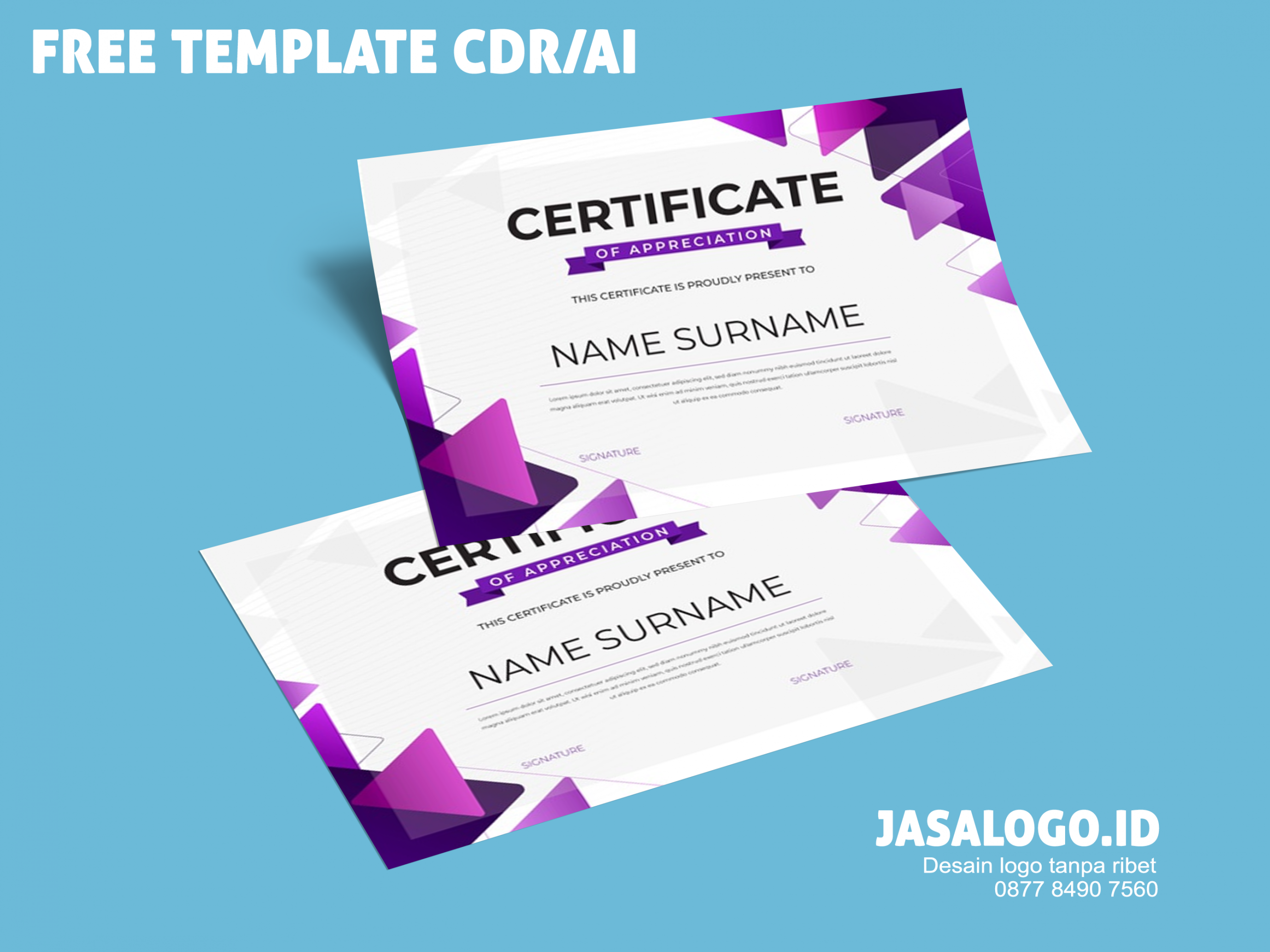 Detail Template Piagam Png Nomer 35