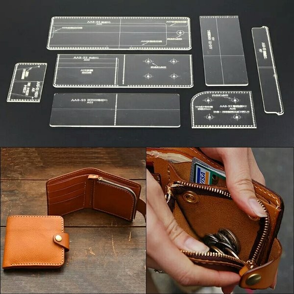 Detail Template Pola Dompet Kulit Nomer 15