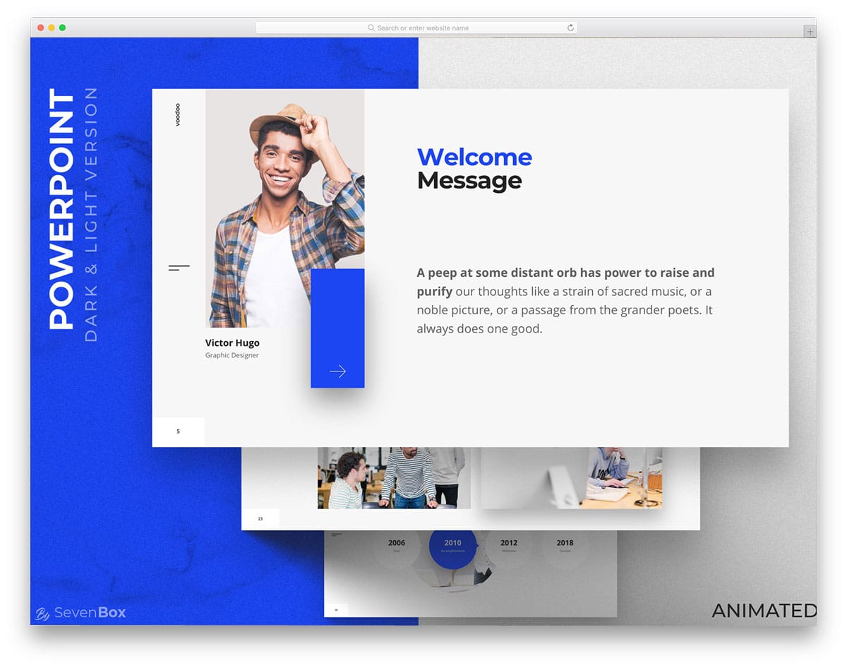 Detail Template Power Point 2018 Nomer 16