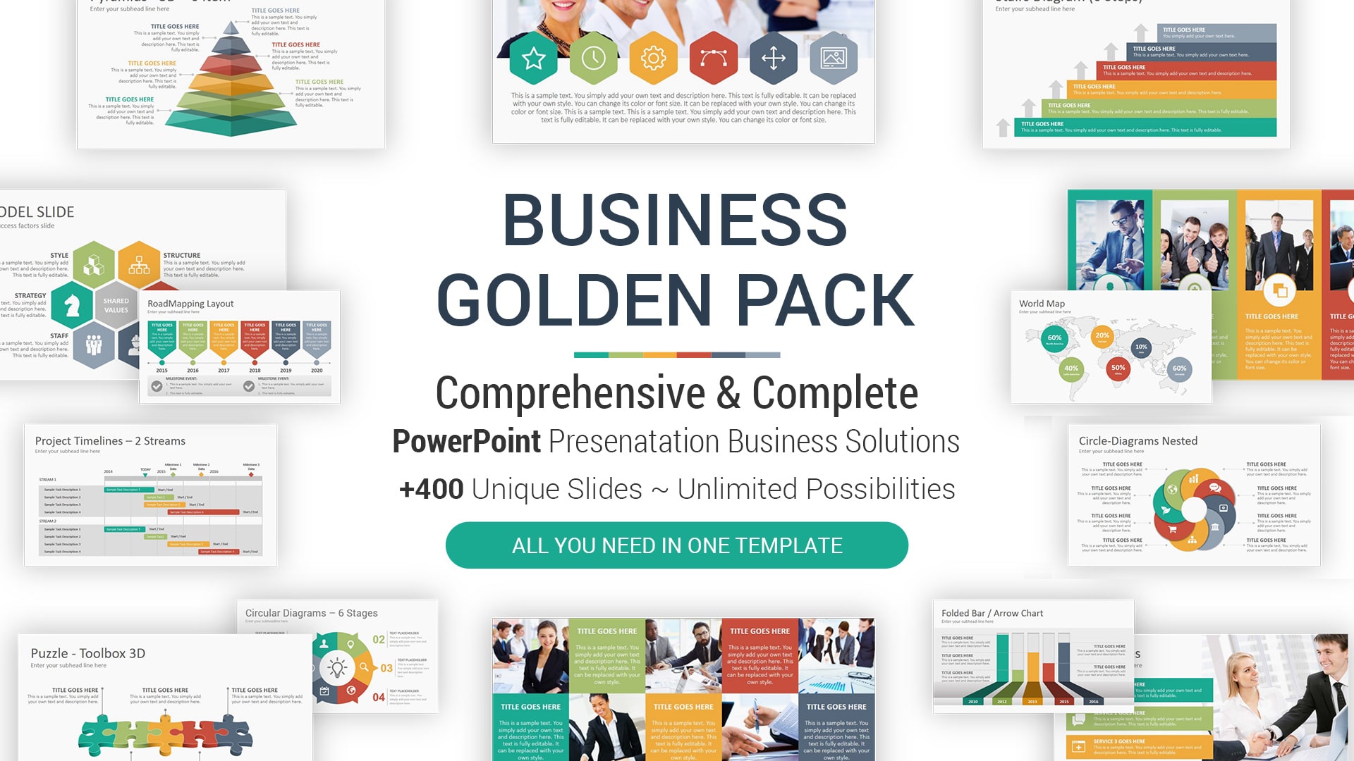 Detail Template Power Point 2018 Nomer 18
