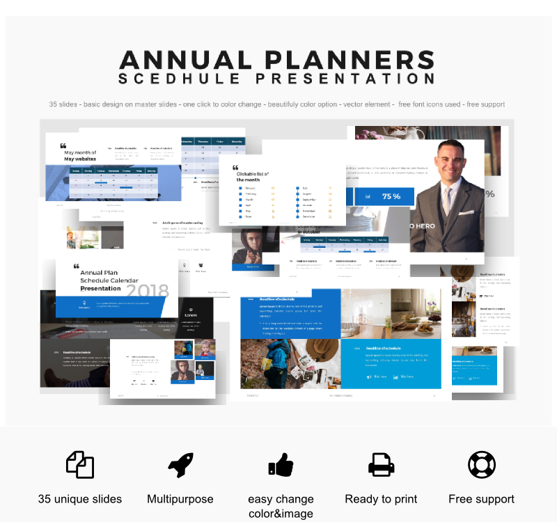 Detail Template Power Point 2018 Nomer 37