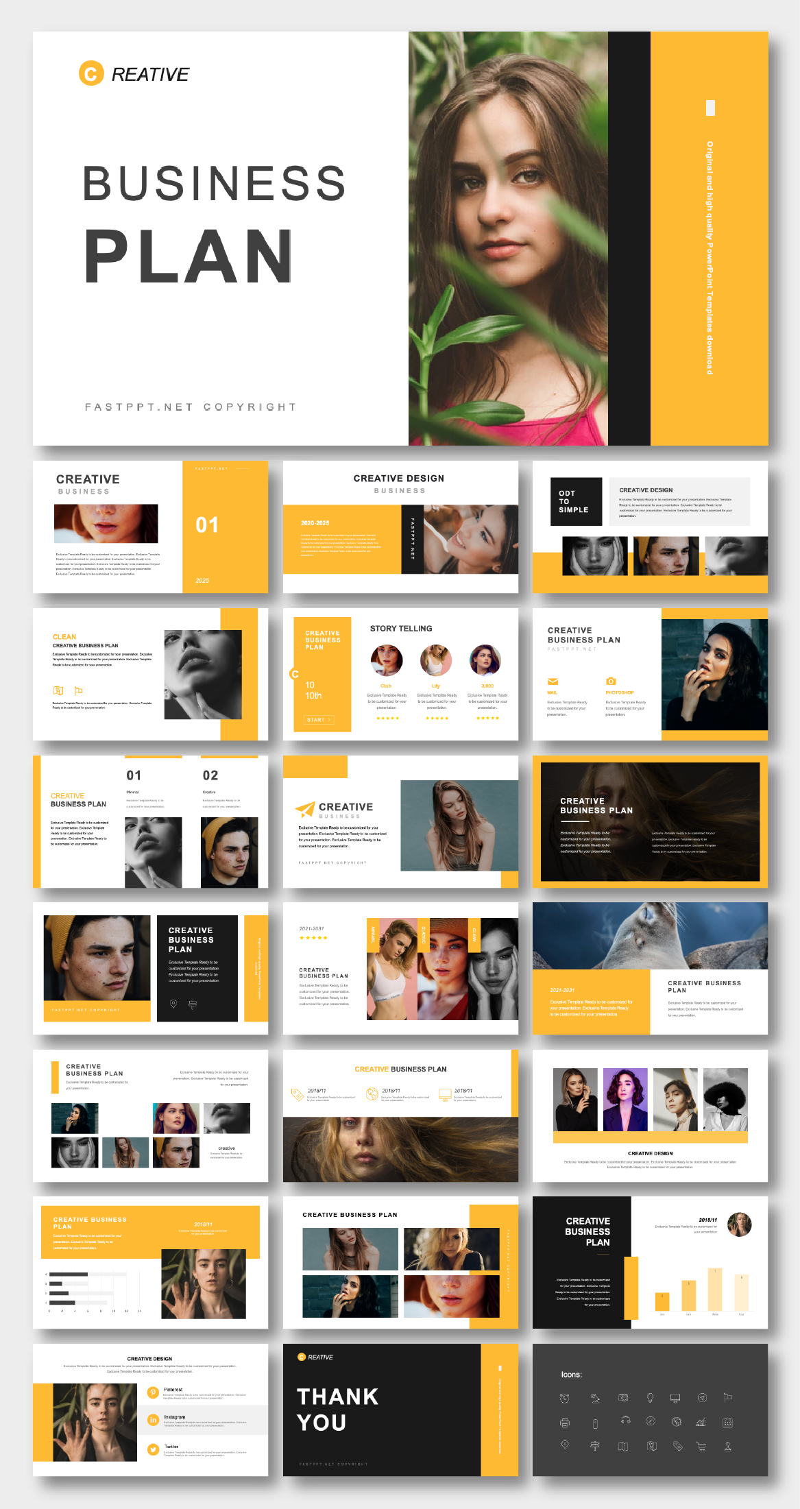 Detail Template Power Point 2018 Nomer 49