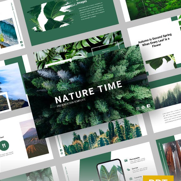 Detail Template Power Point Nature Nomer 5