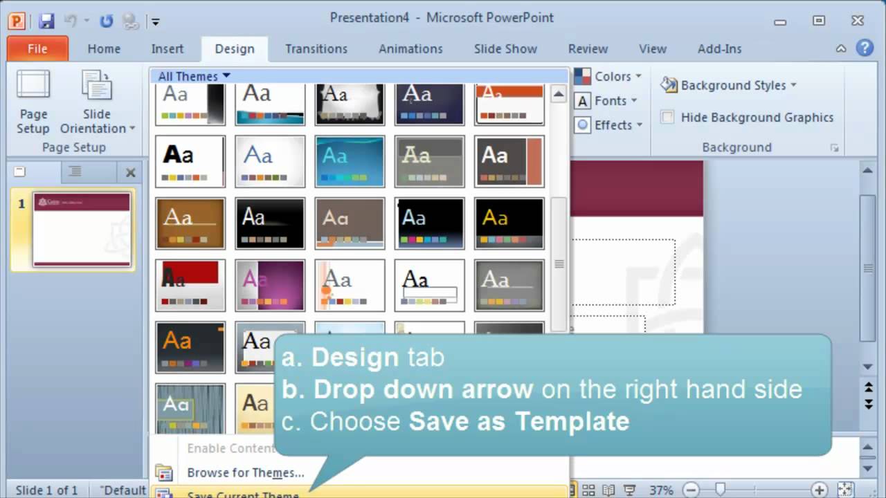 Detail Template Powerpoint 2010 Keren Nomer 12