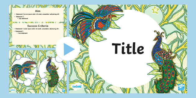 Detail Template Powerpoint Batik Nomer 10