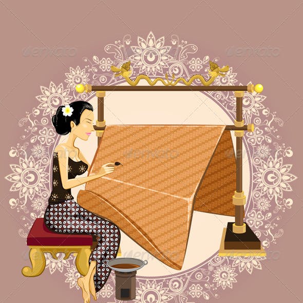 Detail Template Powerpoint Batik Nomer 40