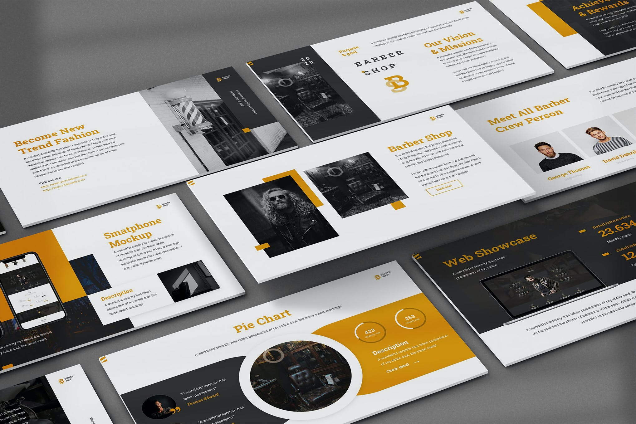 Detail Template Powerpoint Elegan Nomer 11
