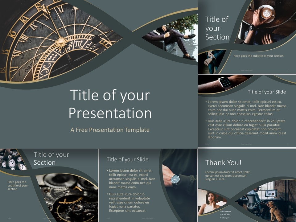 Detail Template Powerpoint Elegan Nomer 3