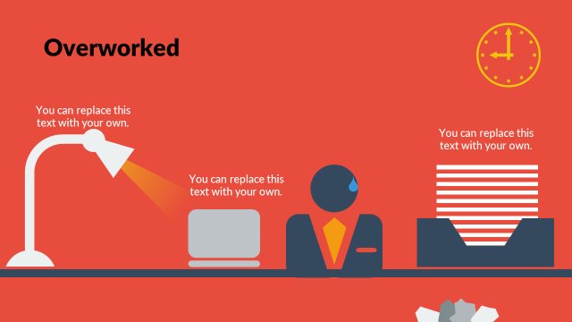 Detail Template Powerpoint Flat Design Nomer 34