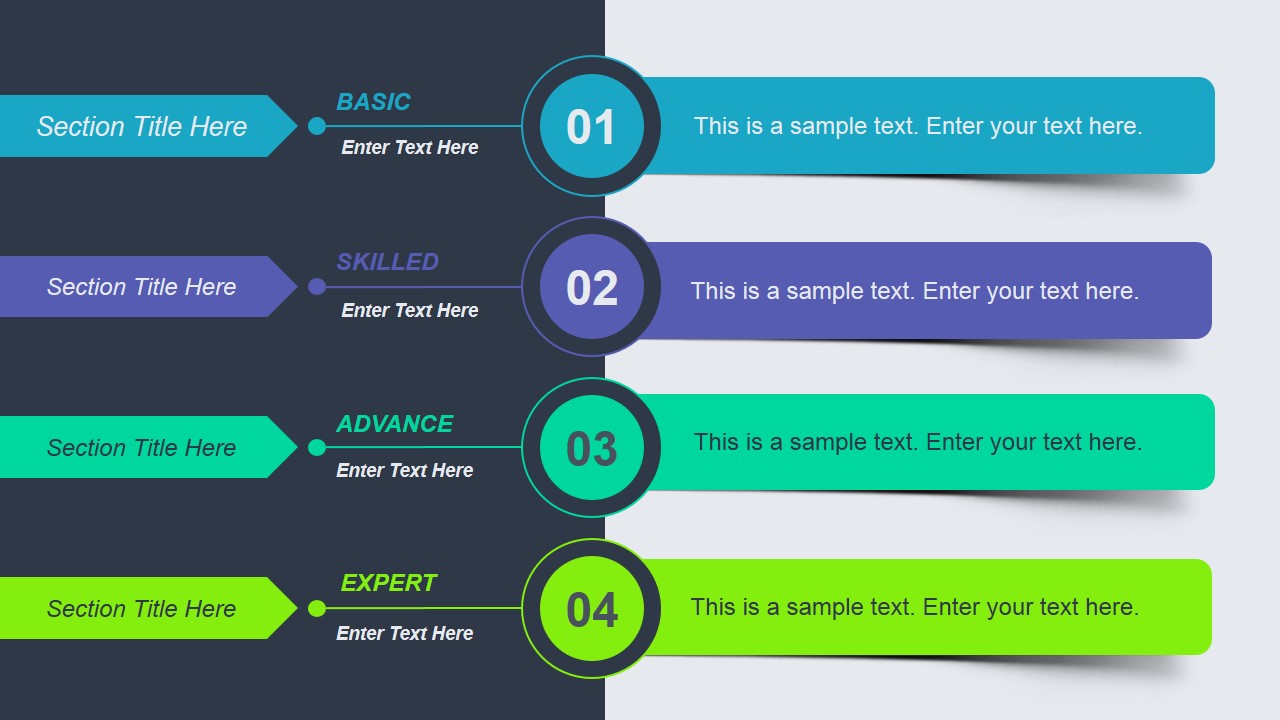 Detail Template Powerpoint Flat Design Nomer 43