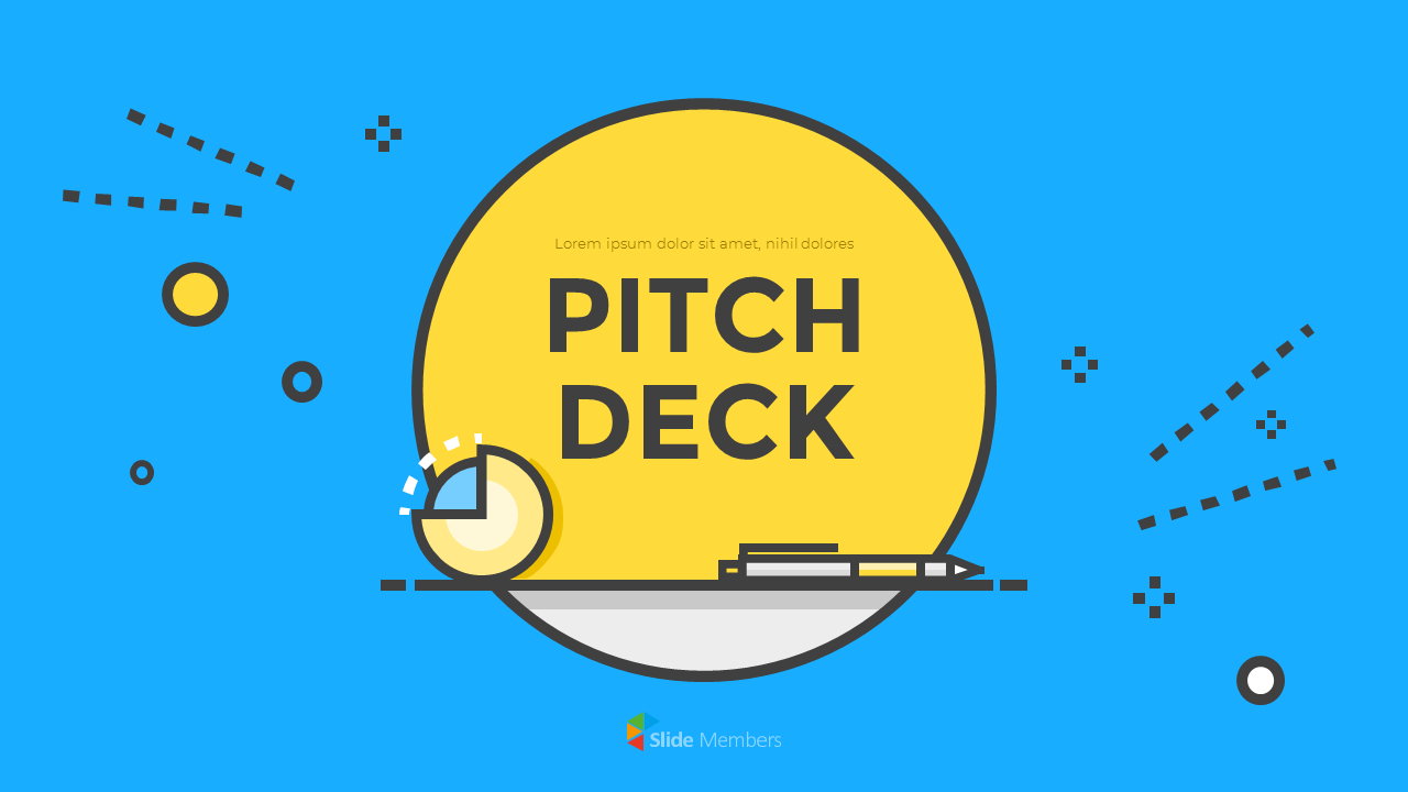 Detail Template Powerpoint Flat Design Nomer 54