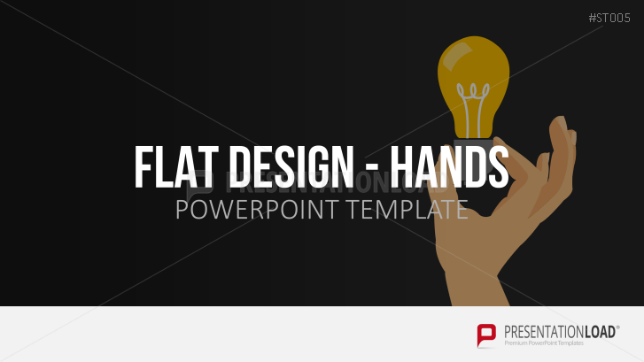 Detail Template Powerpoint Flat Design Nomer 57