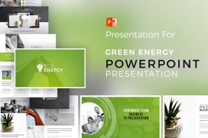 Detail Template Powerpoint Hijau Nomer 42