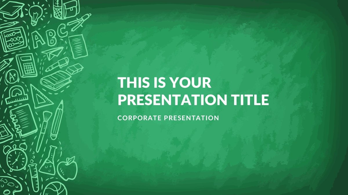 Detail Template Powerpoint Hijau Nomer 48