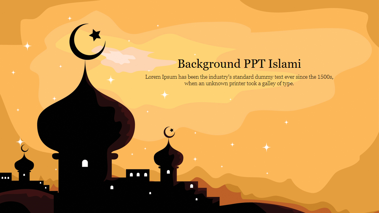 Detail Template Powerpoint Islami Nomer 14