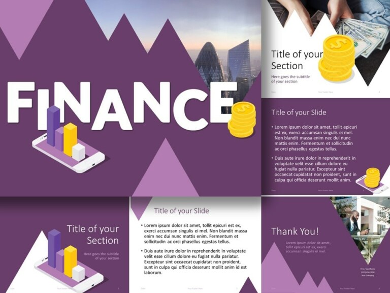 Detail Template Powerpoint Keuangan Nomer 33