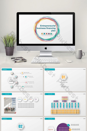 Detail Template Powerpoint Keuangan Nomer 36