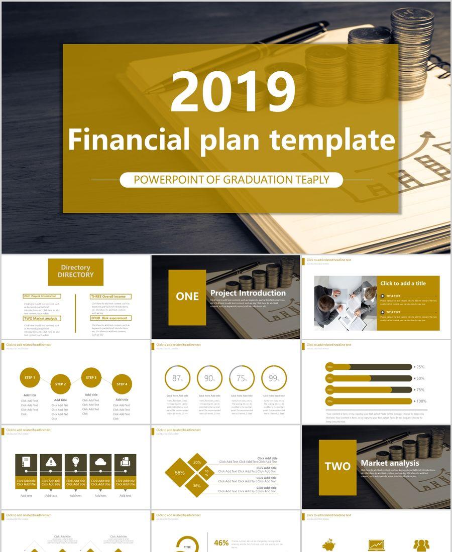 Detail Template Powerpoint Keuangan Nomer 8