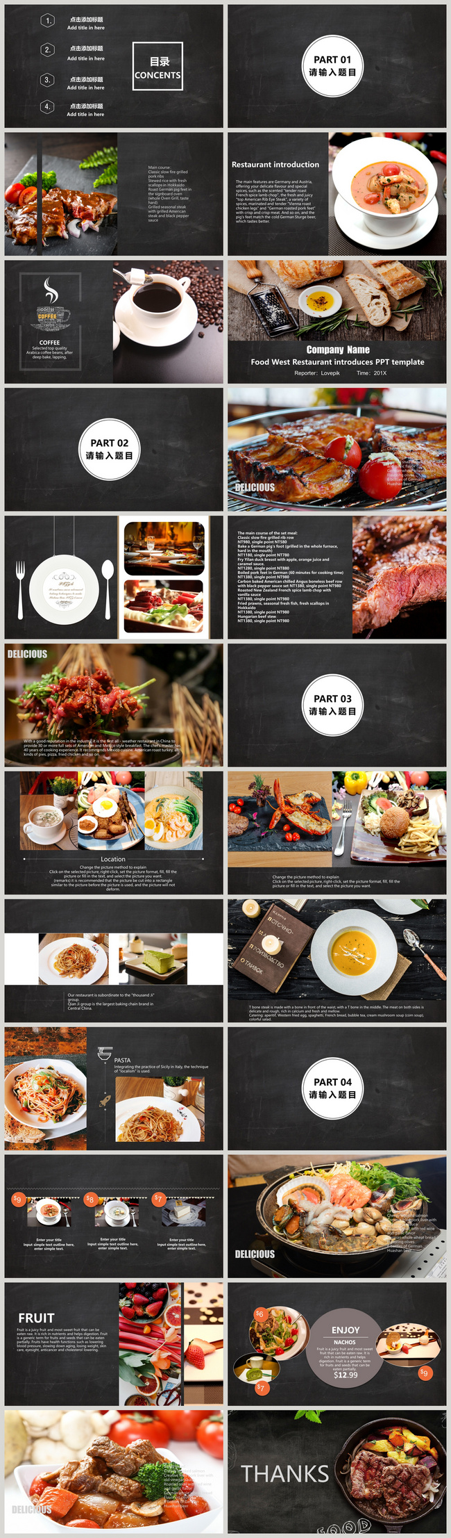 Detail Template Powerpoint Makanan Nomer 24