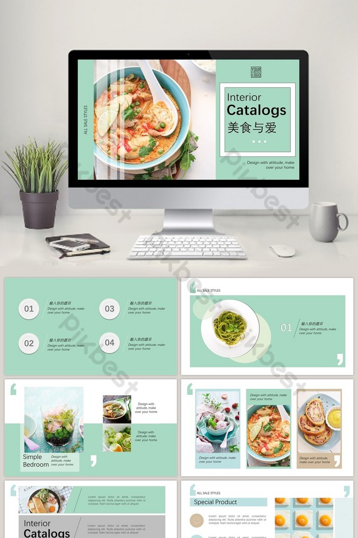 Detail Template Powerpoint Makanan Nomer 41