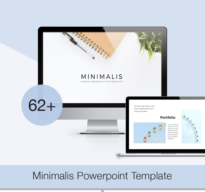 Detail Template Powerpoint Minimalis Nomer 24
