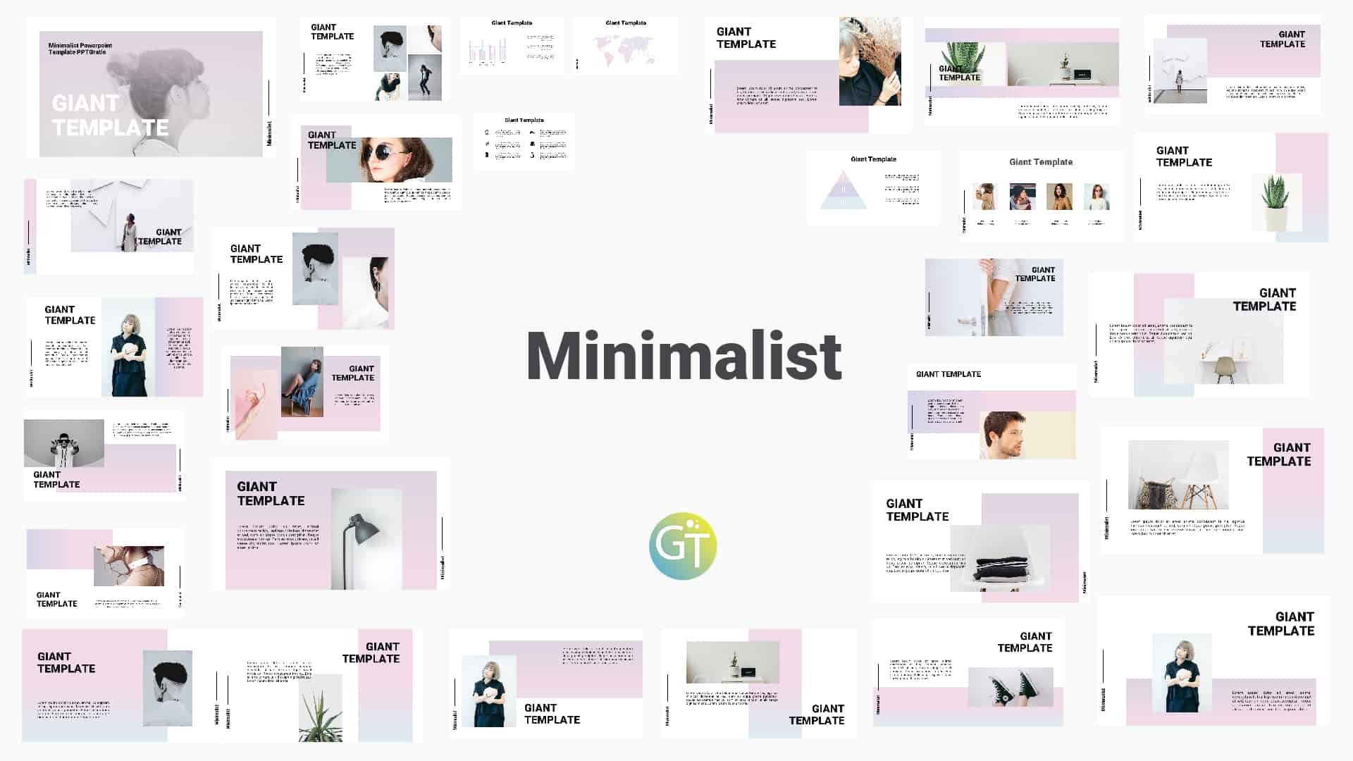 Detail Template Powerpoint Minimalis Nomer 30