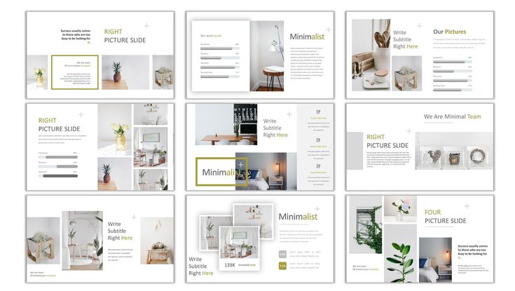 Detail Template Powerpoint Minimalis Nomer 42